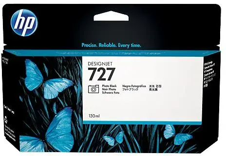 Cartus cerneala HP 727 Designjet, 130 ml (Negru Foto)