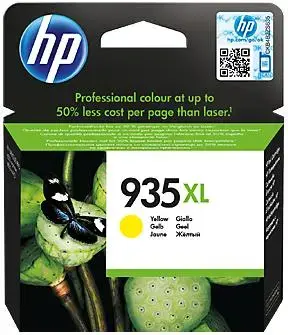 Cartus cerneala HP 935 XL, 825 pagini (Galben)