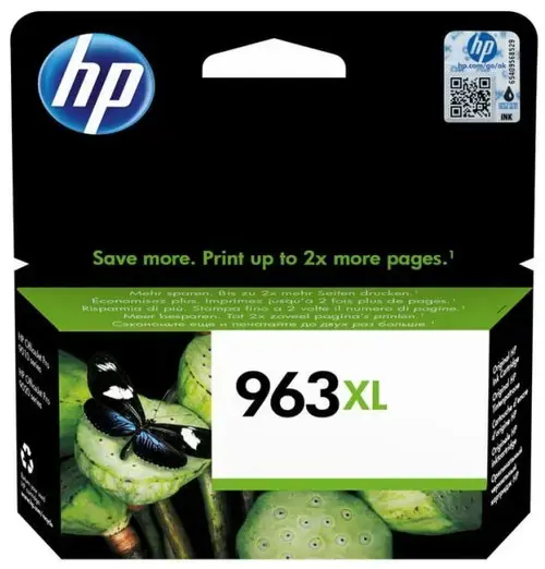 Cartus Cerneala HP 963XL, acoperire 1600 pagini (Cyan)