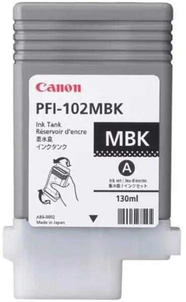 Cartuș cu cerneală Canon PFI-102, pentru imagePROGRAF iPF500/700, matte black