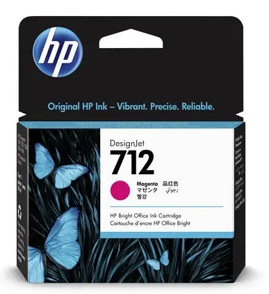 Cartuș de cerneală HP - 712, pentru DesignJet T230/T630/T650, Magenta
