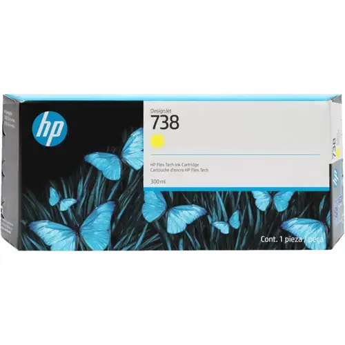 Cartus imprimanta HP 738, 300-ml, Galben