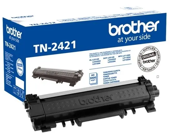 Cartuș toner Brother - TN-2421, pentru DCPL2512D/HLL2312D/MFCL2, Black