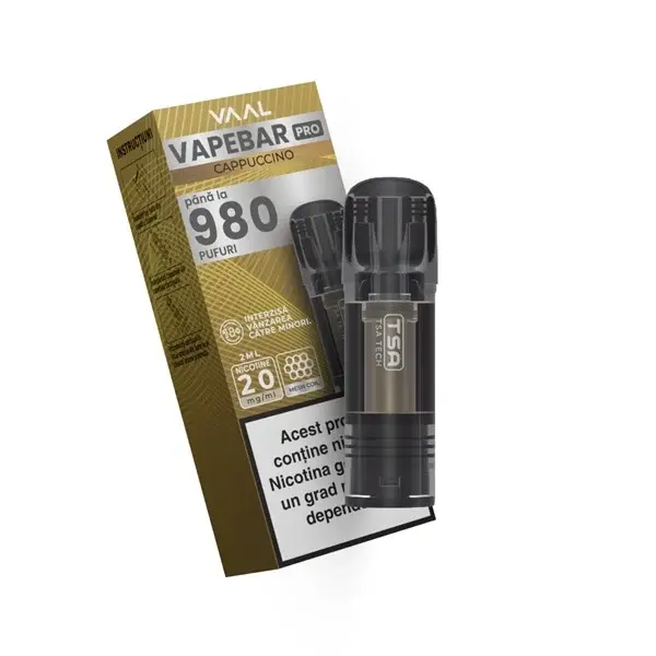 Cartus Vapebar PRO 980 pufuri 20mg - Cappuccino