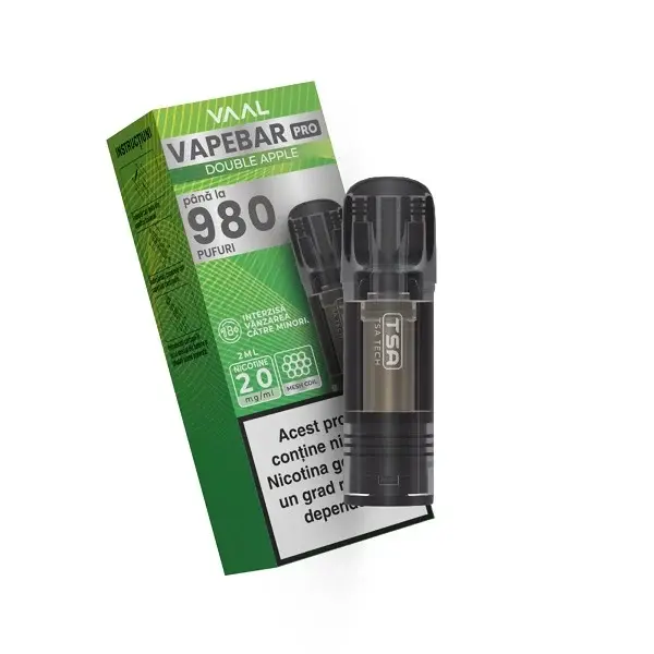 Cartus Vapebar PRO 980 pufuri 20mg - Double Apple