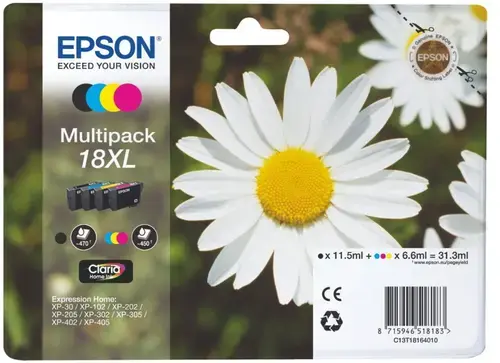 Cartuse cerneala Epson Multipack NR.18XL (Multicolor)