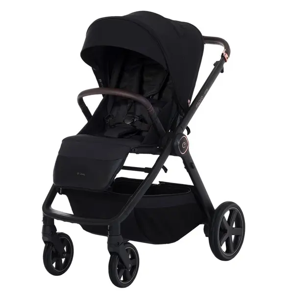 Carucior 2 in 1 pentru copii Espiro Only Stylish Black cu toate accesoriile incluse