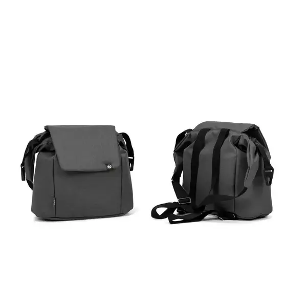 Carucior 2 in 1 Tutis Mio Plus Graphite, sezut reversibil, spatar reglabil, roti cu blocare, bara detasabila, accesorii incluse