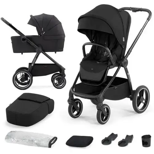 Carucior 2in1 KinderKraft Nea, Greutate maxima suportata de 22 kg, Negru
