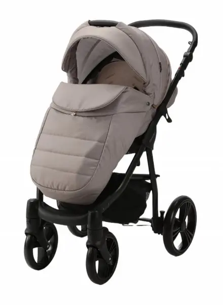 Carucior 3 in 1 Adamex Neonex TK72C Ferrara Beige, scaun auto iSize, spatar reglabil pana la orizontala, landou cu spatar reglabil, suspensii, accesorii incluse