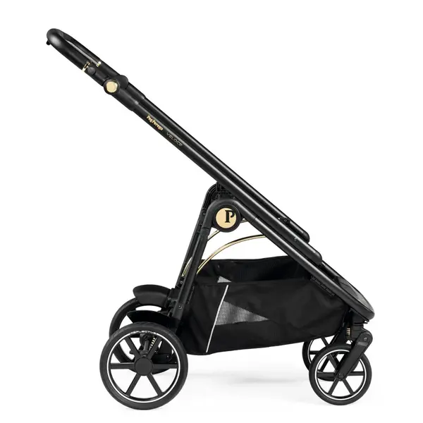 Carucior 3 in 1 Peg Perego Veloce SLK 0 - 22 kg Graphic Gold negru bej i-Size