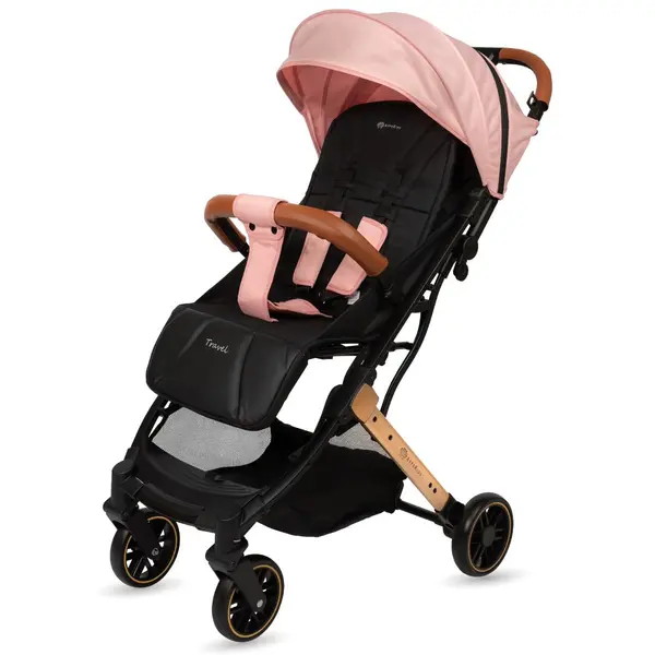 Carucior AppeKids Travel, sport, ultracompact, pliabil, troller, roz KID275923, la doar 483,00 lei