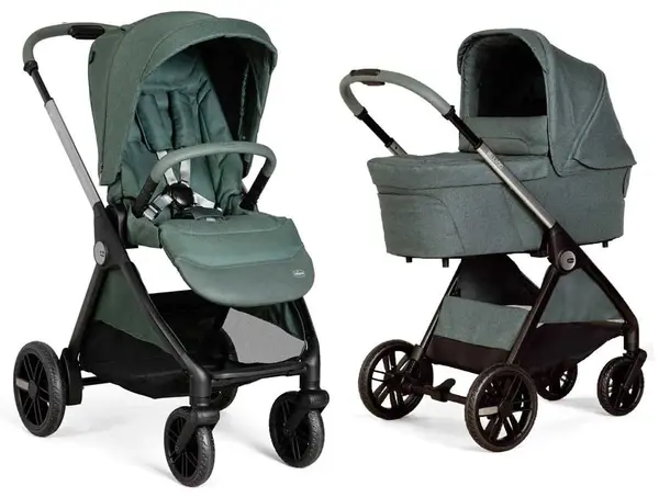 Cărucior combinat pentru bebeluși 2 în 1 Chicco - Bellagio, Fir Tree