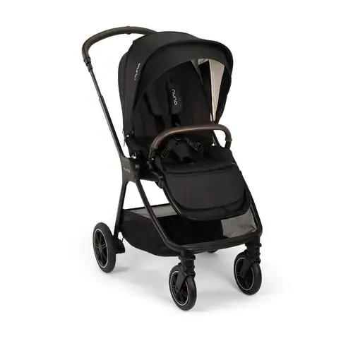 Carucior compact Nuna TRIV next Caviar, 0 - 22kg, Negru
