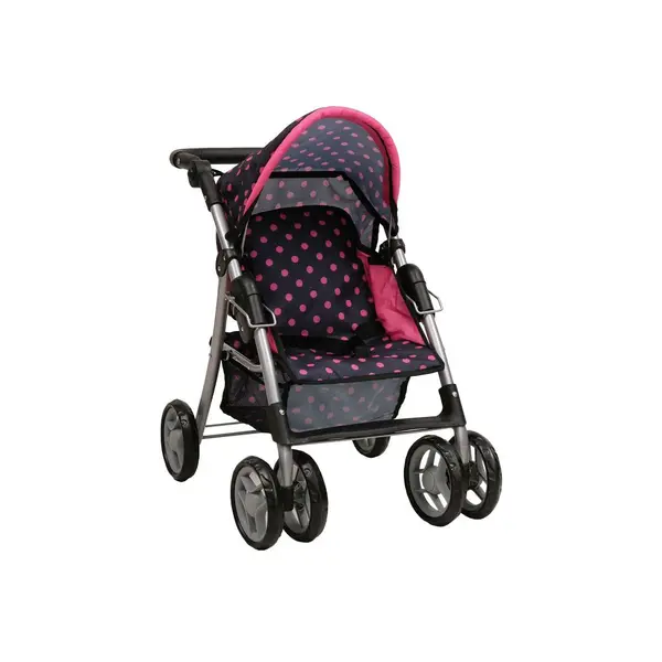 Carucior de papusi Moni Pinky Dots