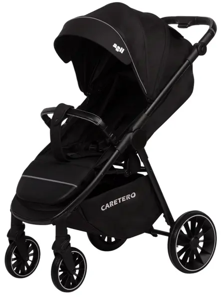 Cărucior de vară pentru bebeluși Caretero - Agil, negru