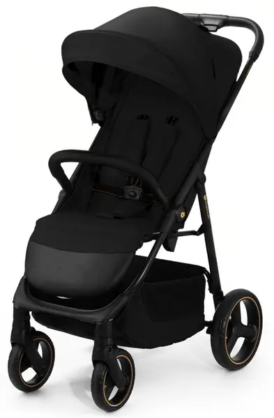 Cărucior de vară pentru bebeluși KinderKraft - Trig 3, Onyx Black