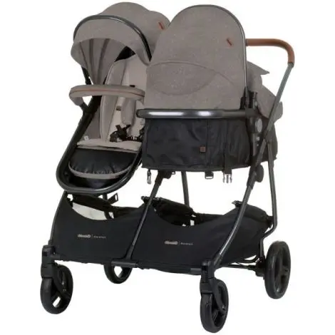 Carucior gemeni Chipolino Duo Smart 3 in 1 tiramisu