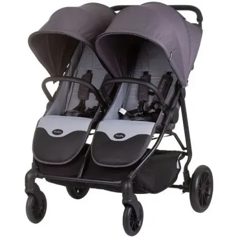 Carucior gemeni Chipolino Top Stars anthracite
