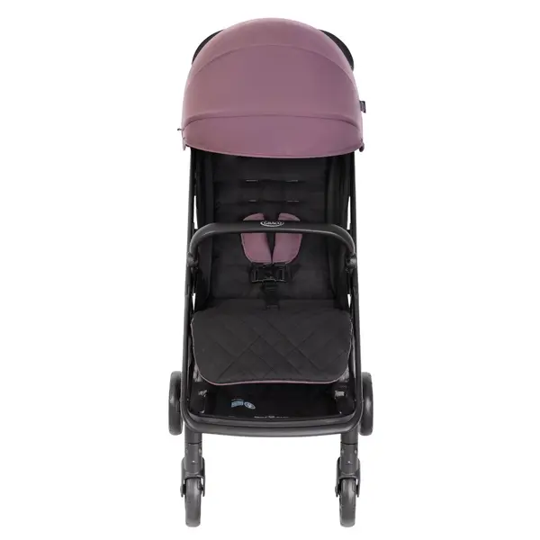 Carucior Graco Myavo Mulberry cu suspensii, spatar reglabil, pliere automata, suport picioare ajustabil