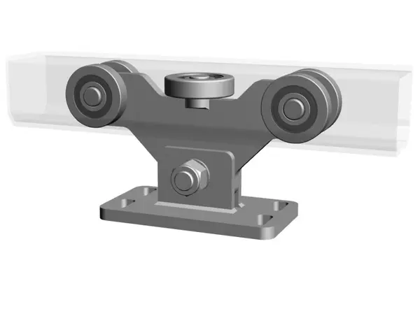 Carucior in 5 role pentru feronerie, poarta autoportanta in consola, 600kg, G75-5