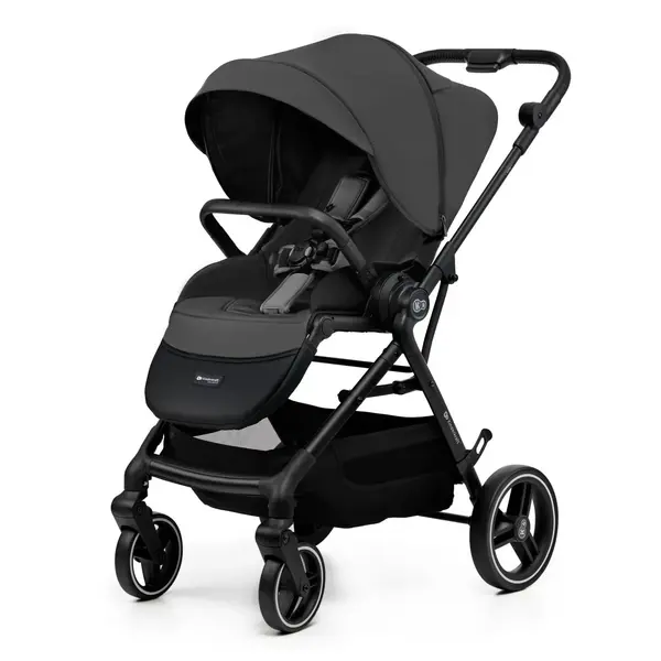 Carucior Kinderkraft Yoxi, sport, reversibil, pliabil, gri KID924615, la doar 1.719,00 lei