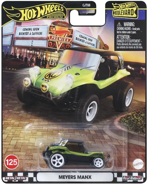 Cărucior metalic Hot Wheels Boulevard - Meyers Manx, 1:64