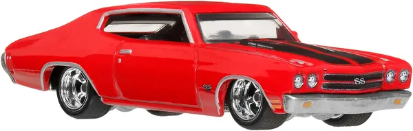 Cărucior metalic Hot Wheels Fast & Furious - 1970 Chevrolet Chevelle SS, 1:64, rosie