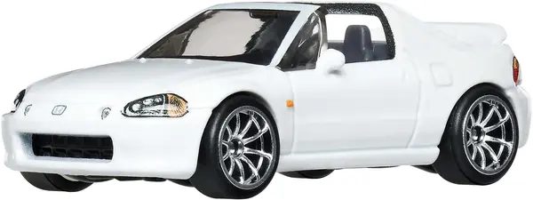 Cărucior metalic Hot Wheels Fast & Furious - 1994 Honda Del sol, 1:64, alb