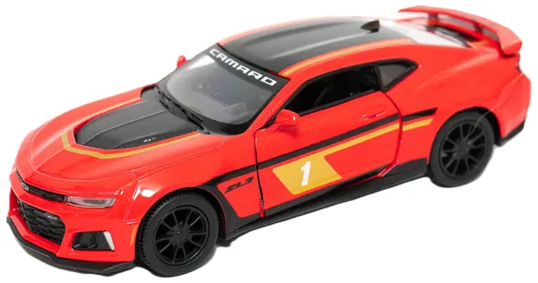 Carucior metalic Kinsmart - 2017 Chevrolet Camaro ZL1, nr.1, 1:38, roșu
