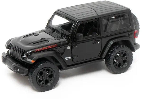 Carucior metalic Kinsmart - 2018 Jeep Wrangler, Hard Top, 1:34, negru