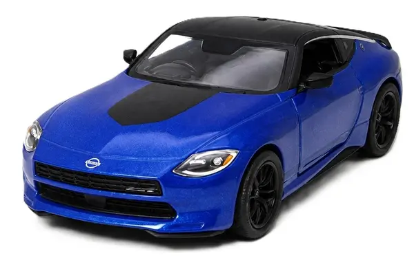 Cărucior metalic Kinsmart Customized Edition - 2024 Nissan Fairlady Z, 1:36, albastru