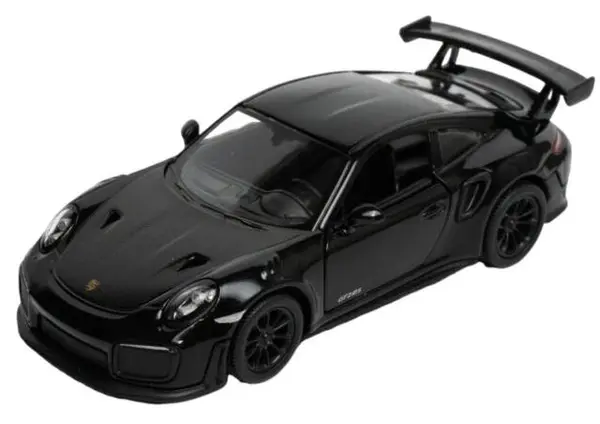 Cărucior metalic Kinsmart - Porsche 911 GT2 RS, 1:36, negru