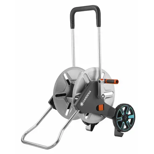 Carucior metalic pentru furtun Gardena AquaRoll M, 18541