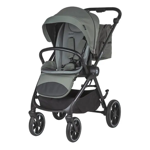 Carucior modular 2 in 1 Coccolle Serry Moss Green + Scoica auto iSize Coccolle Knox Black