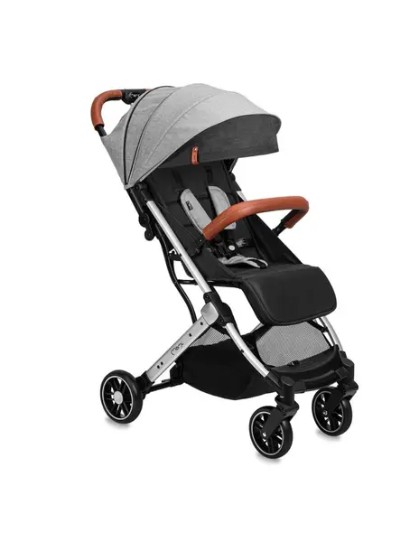 Carucior Momi Estelle Light, sport, pliabil, spatar reglabil, gri KID755957, la doar 579,00 lei