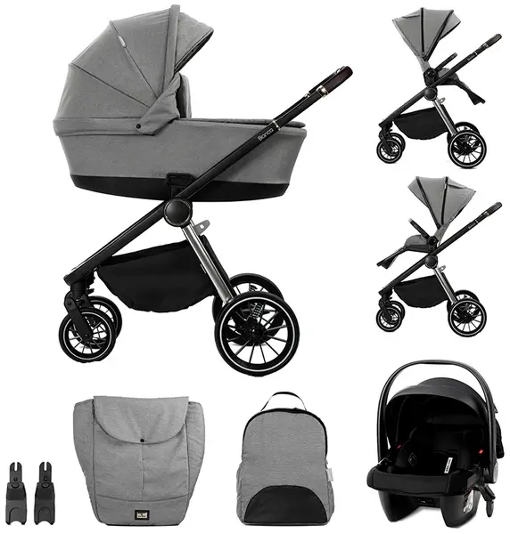 Carucior pentru copii 3 in 1 Lorelli - Bianca, Grey