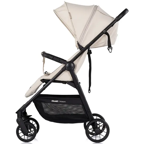 Carucior pentru copii Chipolino Blossom Cashmere, spatar reglabil, bara de protectie, greutate admisa 22 kg