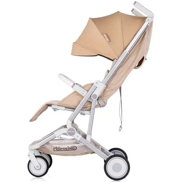 Carucior pentru copii Chipolino Pocket Latte, cadru usor, greutate admisa 22 kg