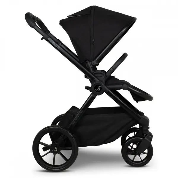Carucior pentru copii Cosatto Giggle 4 Foxed cu baza isofix, sezut reversibil, sasiu din aluminiu, suspensie, bara detasabila, maner telescopic, accesorii, greutate admisa 25 kg