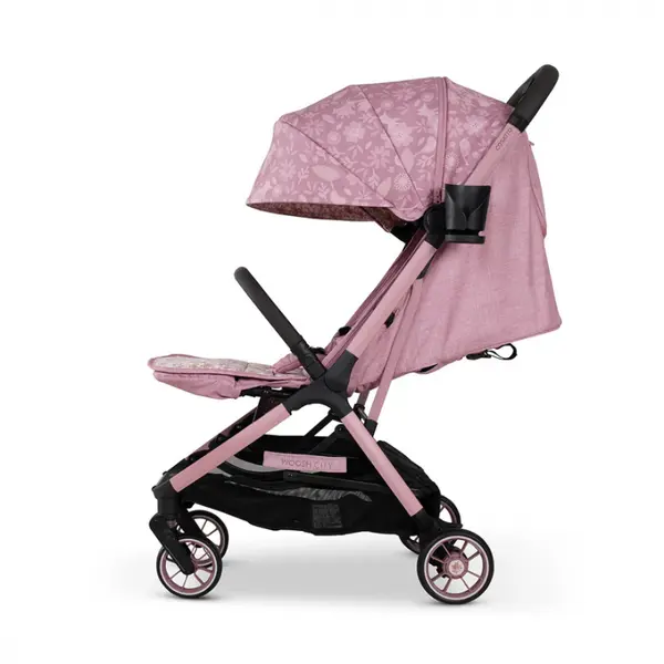Carucior pentru copii Cosatto Woosh City Camille, cadru din aluminiu, suspensii, suport reglabil pentru picioare, compatibil avion, accesorii incluse