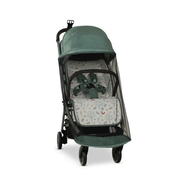 Carucior pentru copii Cosatto Woosh City Meadow, cadru din aluminiu, suspensii, suport reglabil pentru picioare, compatibil avion, accesorii incluse