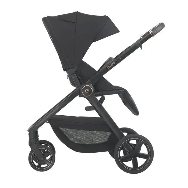 Carucior pentru copii Espiro Only Way Gri 0-22 kg, sezut reversibil, cadru usor din aluminiu, accesorii incluse