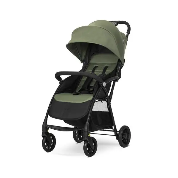 Carucior pentru copii Lorelli Fresh Green New ultra-light, suport picioare reglabil, bara detasabila, suspensie, greutate admisa 22 kg