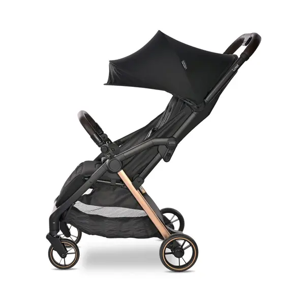 Carucior pentru nou-nascut autofold Loret ultra-light pana la 22 kg Black Jasper