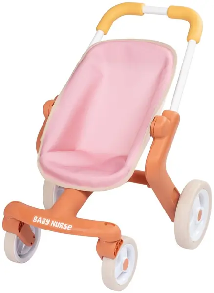 Cărucior pentru păpuși Smoby Baby Nurse - Roz