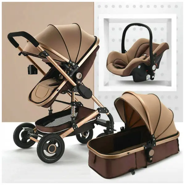 Carucior Pliabil de Lux Travel 3 in 1