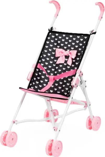 Cărucior pliabil pentru păpuși Bayer - Buggy, negru