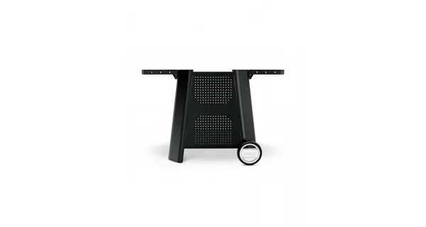 Carucior portabil pentru gratar, compatibil cu E-500, G-500 si Plancha 500, otel zincat negru, 127x64,5x74,5 cm Cozze 90532