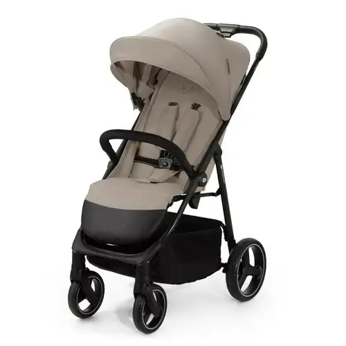 Carucior sport Kinderkraft Trig 3, spatar reglabil, 0 - 22kg, pliabil, Bej